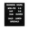 Cosco Character Kit, Letters, Numbers, Symbols, White, Helvetica, 258 Pieces 098233 - alternate 4